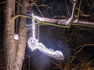 Lichterzauber im Schnee, Eule Lichterzauber im Schnee, Eule