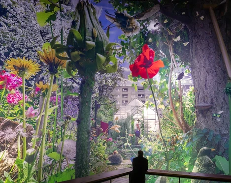 asisi Panometer Leipzig Eröffnung Panometer Leipzig "Carolas Garten" am 25.01.2019 Foto Tom Schulze tel. 0049-172-7997706 mail post@tom-schulze.com web www.tom-schulze.com