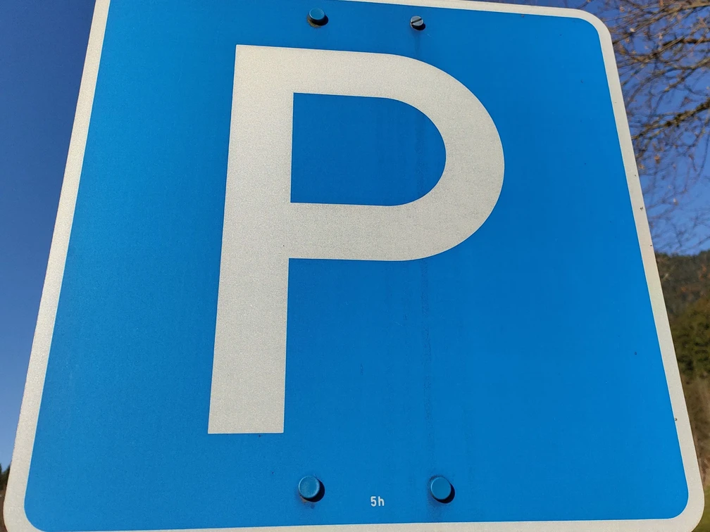 Parkplatz Schild