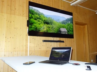 Barco Präsentationssystem im Seminarraum Süd