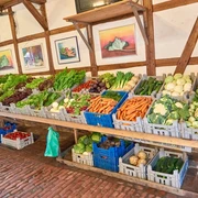 Die Gemüsescheune in Wolfenbüttel Die Gemüsescheune Gemüseauslage