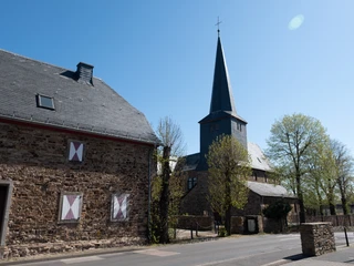 Blick auf Kirche