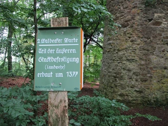 2. Walbecker Warte Schild