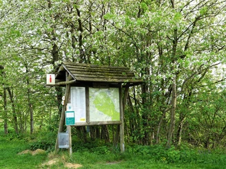 Stadt der Wanderung auf dem Parkplatz Elmstraße