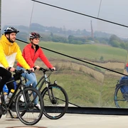 Radfahrer am Paläon