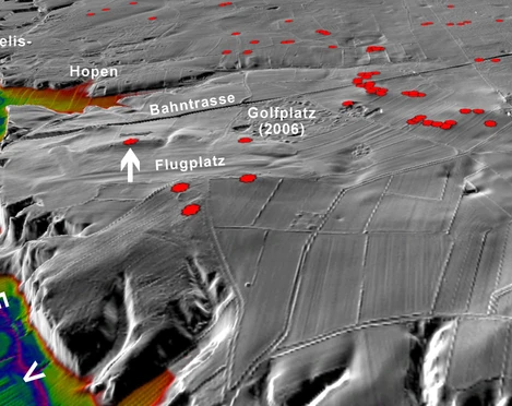 Großgrabhügel beim Hopener Golfplatz