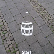 Start Einbecker Bierpfad: Fass 1 Start Einbecker Bierpfad: Fass 1Start Einbeck beer barrel path: Barrel 1