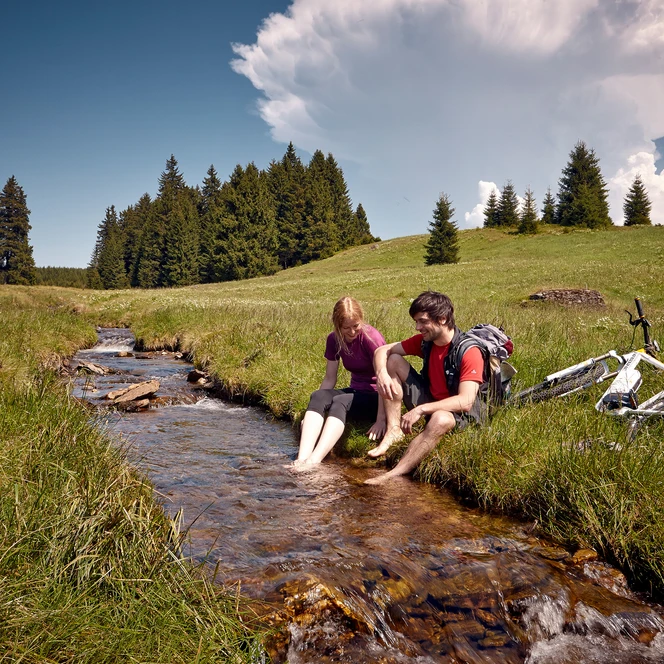 Eine verdiente Pause auf der Reiterleintour