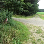 Salzgitter Höhenzug, Wanderwege 29 und 30 Weggabelung