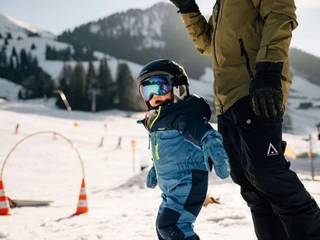 First practice attempts on the skis