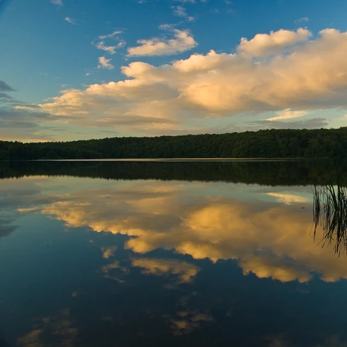 Abendstimmung am Lütauer See
