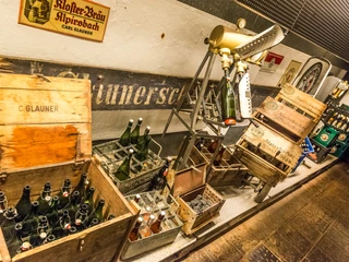 Alpirsbacher Klosterbraeu Brauwelt Fuehrung Bierflasche historisch Alpirsbacher Klosterbraeu Brauwelt Fuehrung Bierflasche historisch