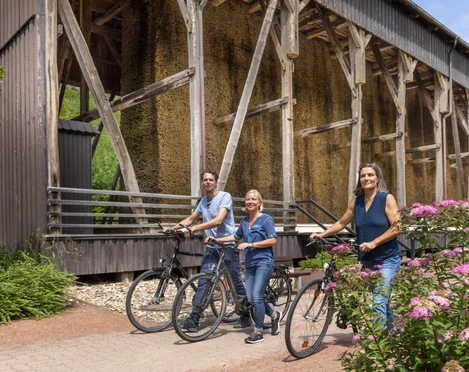 Kurpark Bad Salzdetfurth Salinen im Kurpark Bad Salzdetfurth am Radweg-zur-Kunst