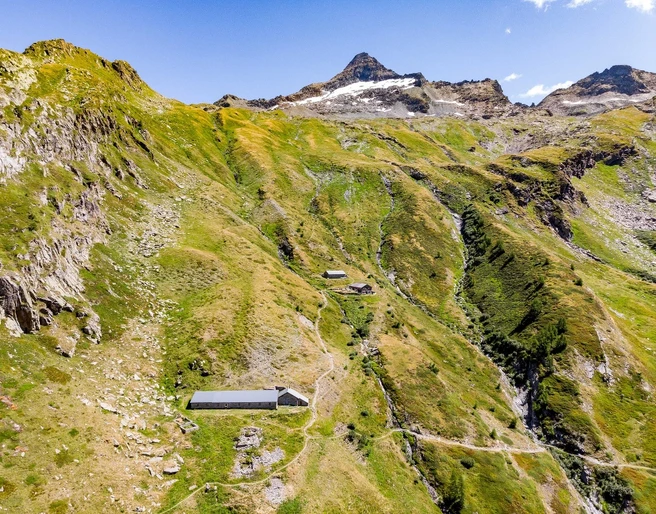Bortelhütten und Bortelhorn