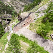 Fort Gondo Aussenaufnahme Fort GondoExterior shot of Fort GondoVue extérieure du Fort Gondo
