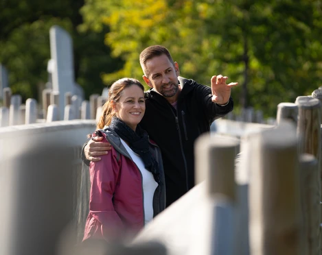 Unterwegs auf dem Baumwipfelpfad in Bad Iburg