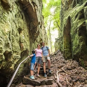 Hinunter in die Teufelsschlucht auf der Teuflischen Acht