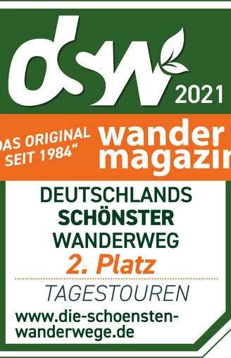 Deutschlands schönster Wanderweg Platz 2