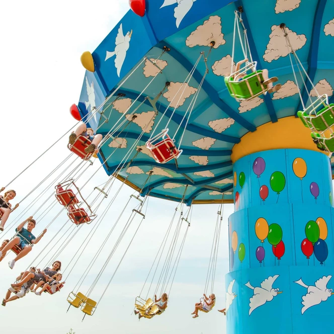 Der Wellenflieger im Sonnenlandpark Lichtenau / Sachsen | Foto: Enrico Schmidt