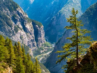 Gondoschlucht mit Simplonpass im Wallis Gondoschlucht mit Simplonpass im Wallis