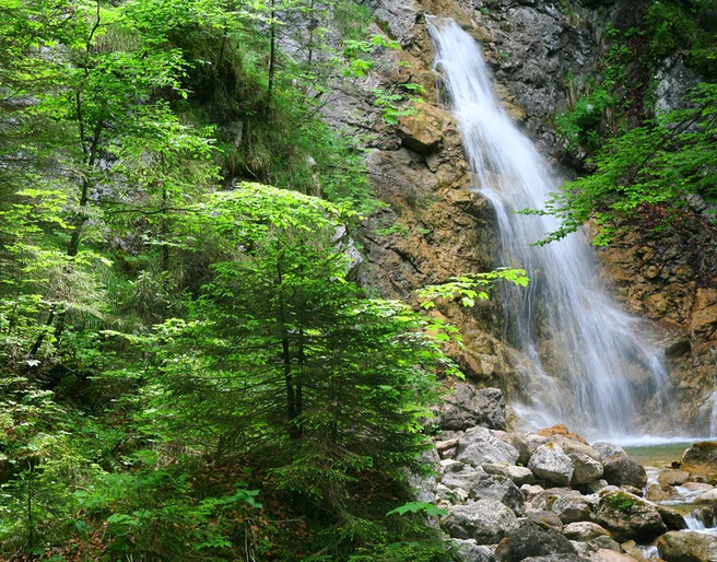 Wasserfall in der Schleifmühlklamm