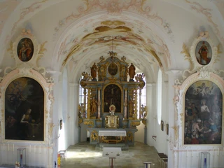 Kappelkirche Innen - Altarbild