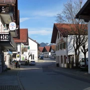 Dorfstrasse in Bad Bayersoien