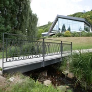 Schlangenbad - Aeskulap Therme vom unteren Kurpark Schlangenbad - Aeskulap Therme vom unteren Kurpark