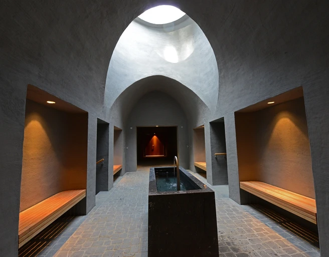 Das unterirdische Arm- und Fussbad in Luthern Bad