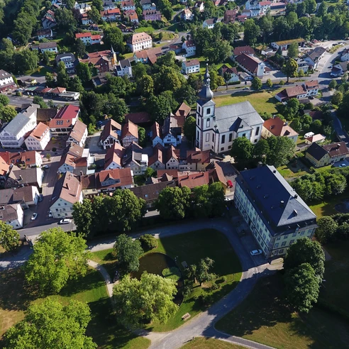Gersfeld von oben Gersfeld von oben