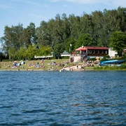 Badestrand Stausee Oberwald
