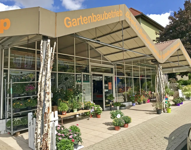Aussenansicht der Gärtnerei Dürkop