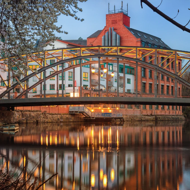 Könneritzbrücke Leipzig - Wasserwege und Industriekultur