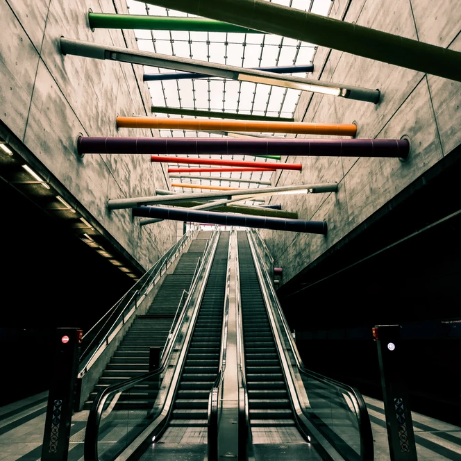 S-Bahn Station Bayerischer Bahnhof Leipzig - Architektur in Leipzig