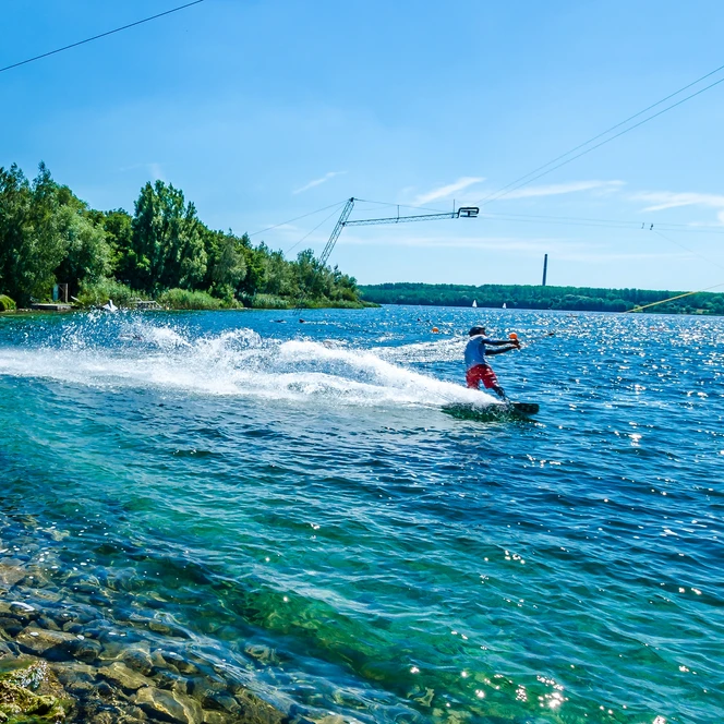 Wasserskianlage am Kulkwitzer See - Leipziger Neuseenland