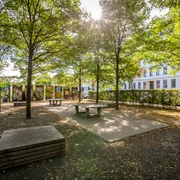 Lene-Voigt-Park, Tischtennisplatten