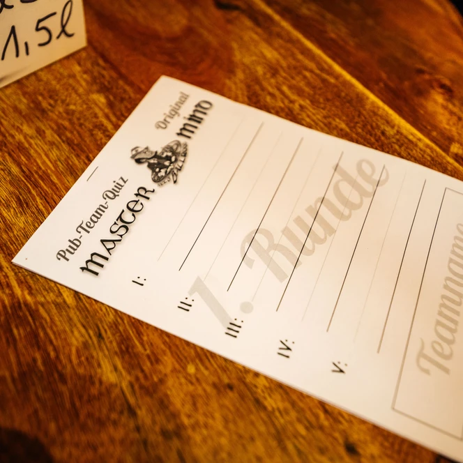 Noels Ballroom, Quiz