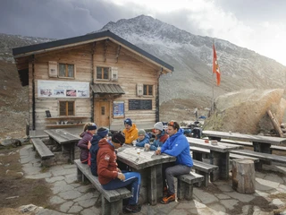 Gletschertour auf dem Grossen Aletschgletscher in der Aletsch Arena Gletschertour auf dem Grossen Aletschgletscher in der Aletsch Arena