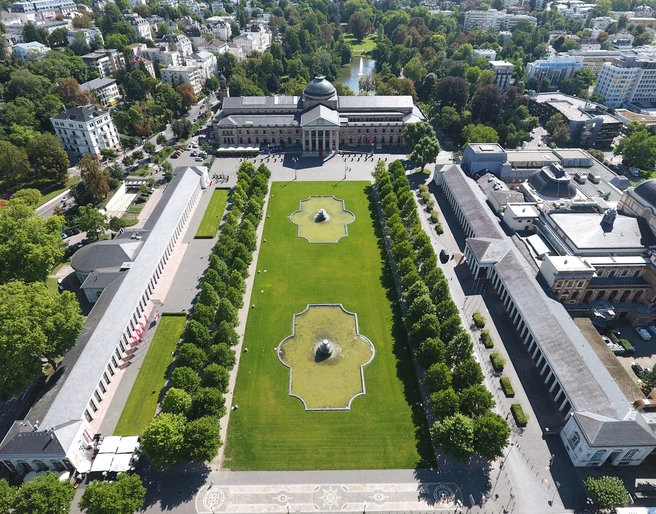 Kurhaus von oben Kurhaus von oben