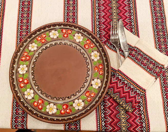 Hutorok - ukrainische Traditionen Gedeck_Hutorok