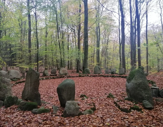 Kreisförmiger Familienfriedhof
