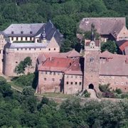 Schloss Allstedt aus der Vogelperspektive