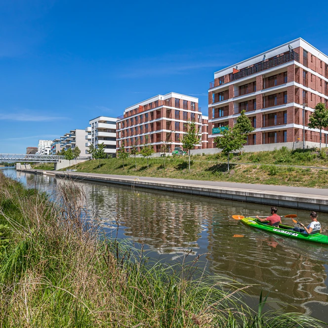 Lindenauer Hafen - Wasserwege in Leipzig