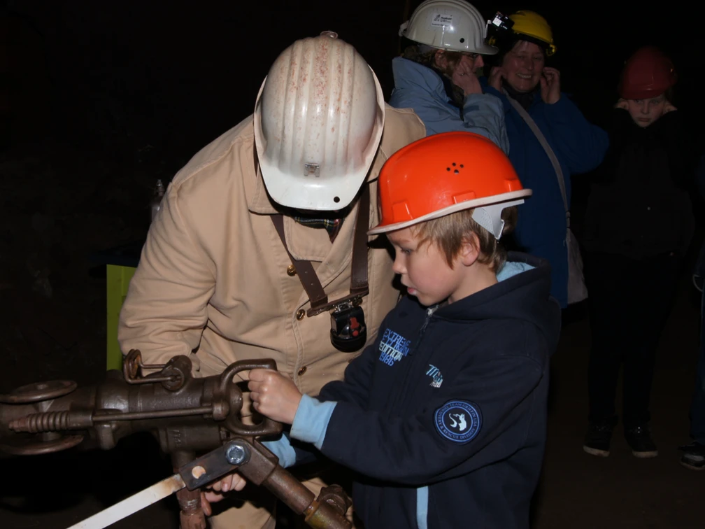 Besucherbergwerk Kleinenbremen Kinderführung