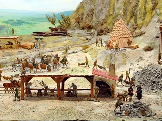 Rammelsberg um1500 im Zinnfiguren-Museum Rammelsberg um1500 im Zinnfiguren-Museum