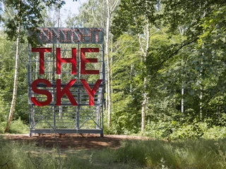 Tonight the Sky - Kunstwerk von Michael Krenz (Halle). Zu finden am Kunstweg "Zwischen Welt und Kosmos", der die Arsche Nebra mit dem Fundort der Himmelsscheibe von Nebra verbindet.  Tonight the Sky - Kunstwerk von Michael Krenz (Halle)
