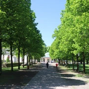 Historischer Kurpark mit Brunnentempel Historischer Kurpark mit Brunnentempel