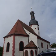 Auenkirche in Markkleeberg - Kirchen in der Leipzig Region Auenkirche in Markkleeberg, ältestes Gebäude des Ortes aus dem 12. Jahrhundert, Architektur, Religion, Leipziger Neuseenland