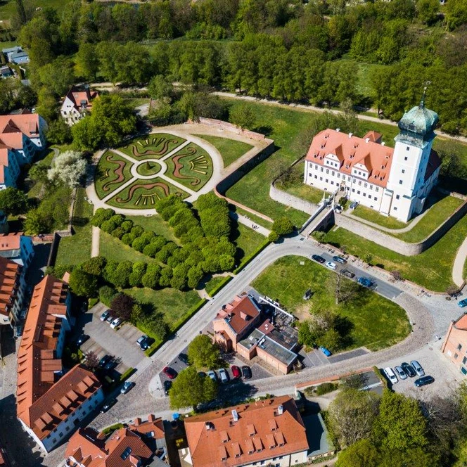 Barockschloss Delitzsch mit Barockgarten - Sehenswürdigkeiten in der Leipzig Region