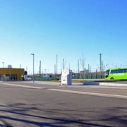 Busparkplatz - Haupftbahnhof-Ostseite, Sachsenseite